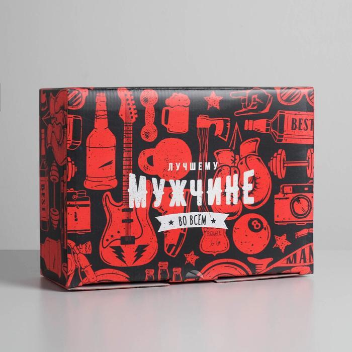 Коробка подарочная сборная мужская/для мужчины/23 февраля - купить по ...