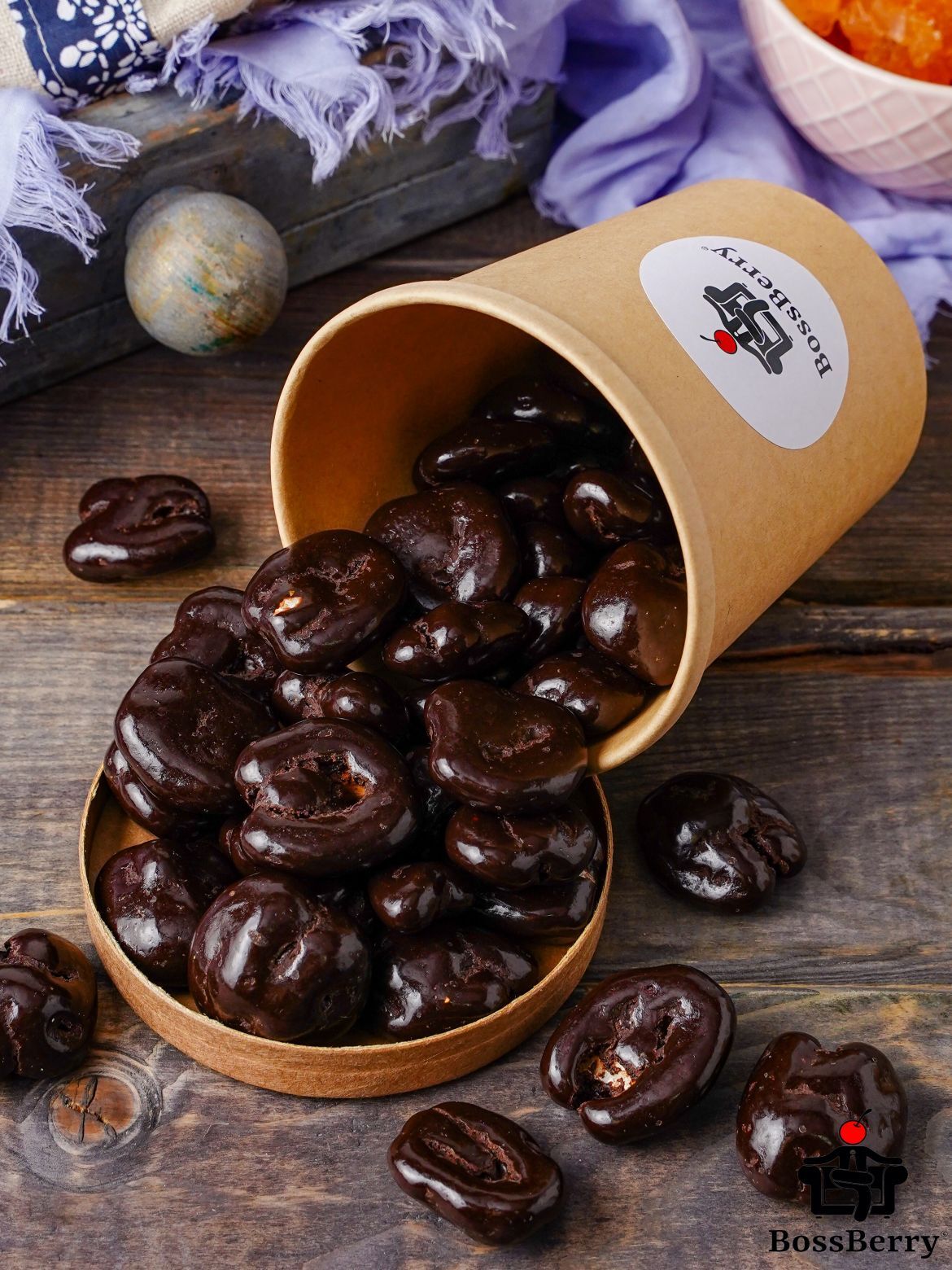 Грецкий орех в темной шоколадной глазури 1 кг BossBerry - Грецкий орех ...