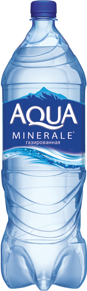Вода питьевая Аква Минерале газированная, ПЭТ (2,0л*6шт) - купить с ...