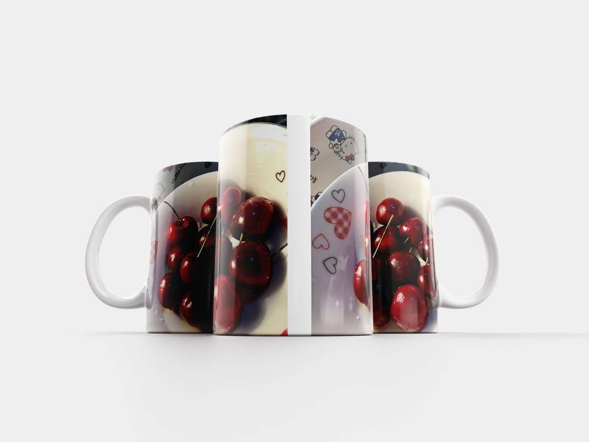 Cherry cup. Кружка вишня. Вишня в чашке. Кружка вишня клубника. Кружка СССР Вишенки.