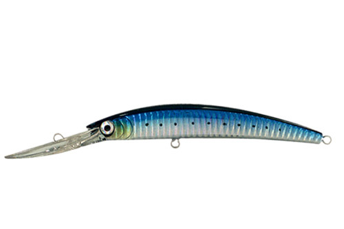 Воблер плавающий Yo-Zuri Crystal Minnow Deep Diver, 130мм, 24г, Артикул: R540-GHIW