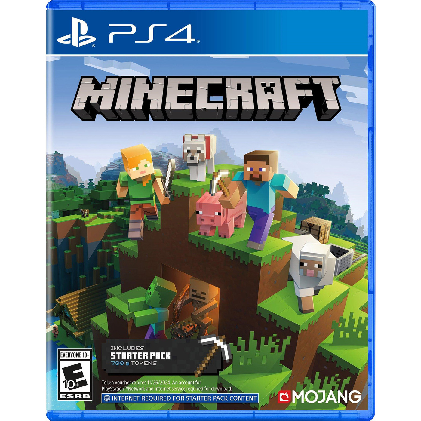 Игра Minecraft Bedrock Edition (PlayStation 4, Русская версия)