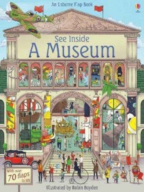 See books. An Usborne Flap book see inside. See inside Museum Board book.