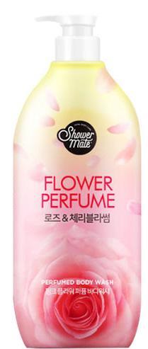 Aekyung Shower Mate Flower Perfume Pink Flower Гель для душа Роза 900 гр - ...