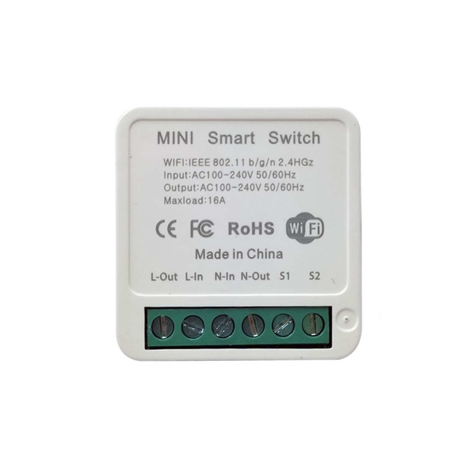 Подключение реле mini smart switch Smart WiFi Switch, Tuya , Белый - купить с доставкой по выгодным ценам в интерне