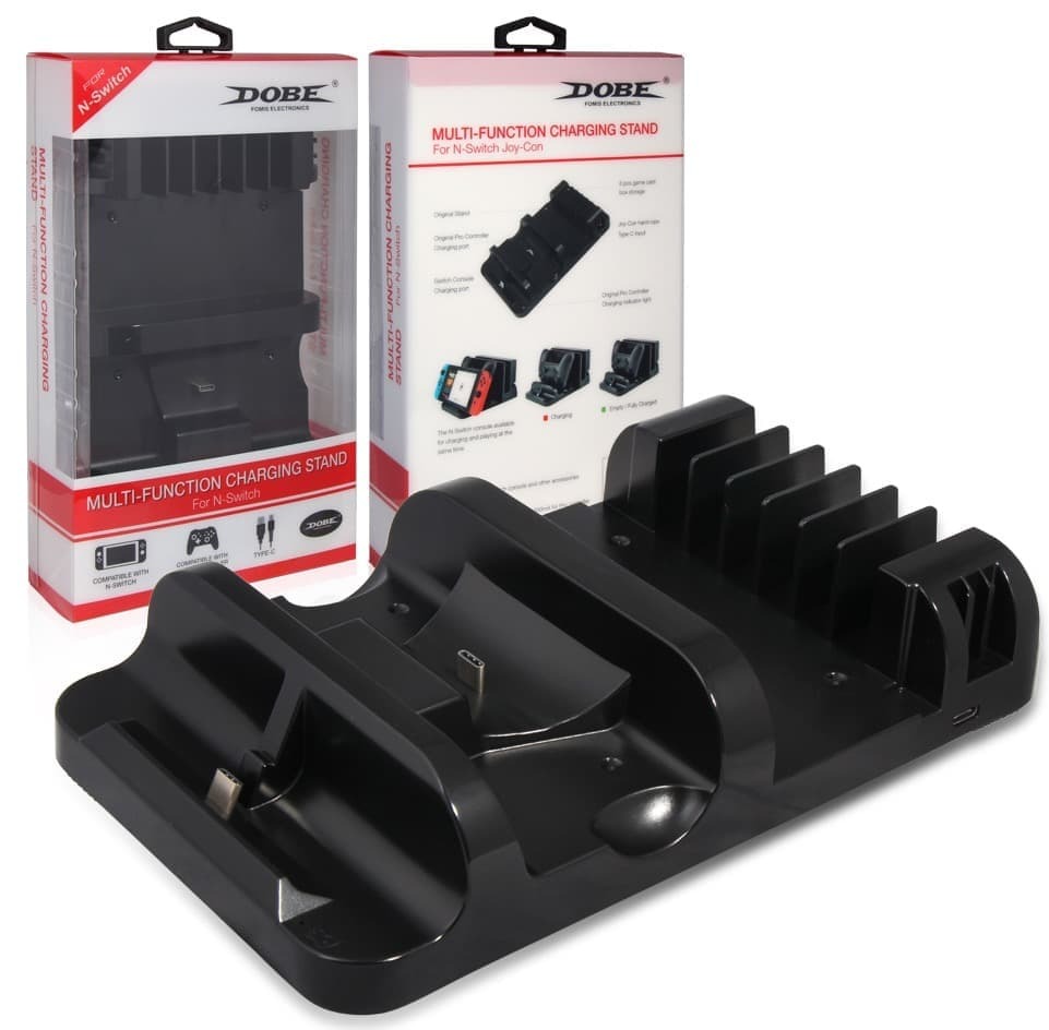 Зарядная станция dobe. Dobe TNS-1708. Dobe Charging Stand TNS 855. Регулируемая подставка для подзарядки Nintendo Switch. Charging Stand 6 in 1 Multi-function.