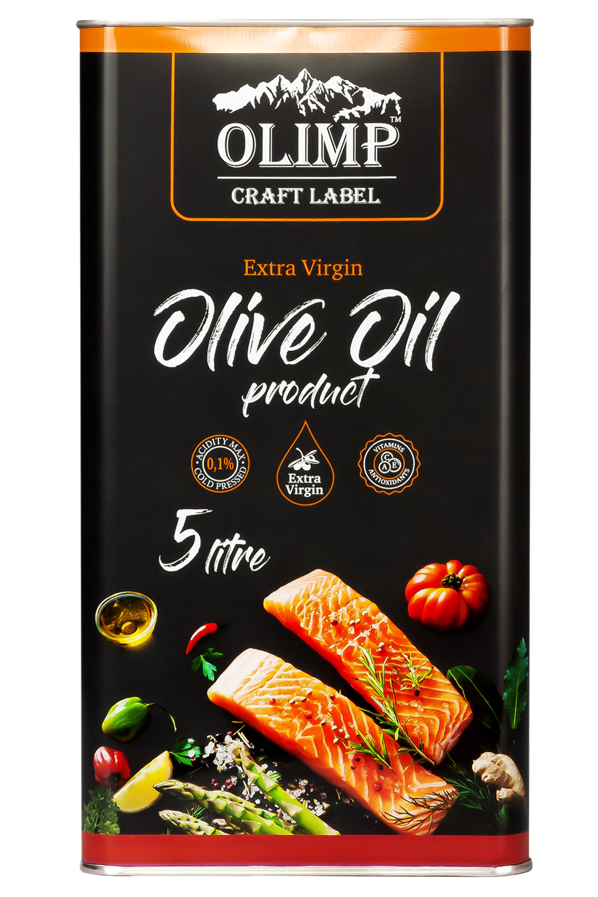 Оливковое масло Extra Virgin Olive Oil Gold Extraction CRAFT LABLE ...