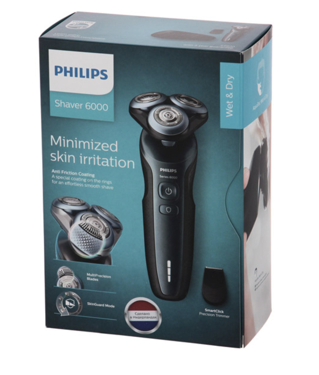 Philips Электробритва S6610, черно-серый