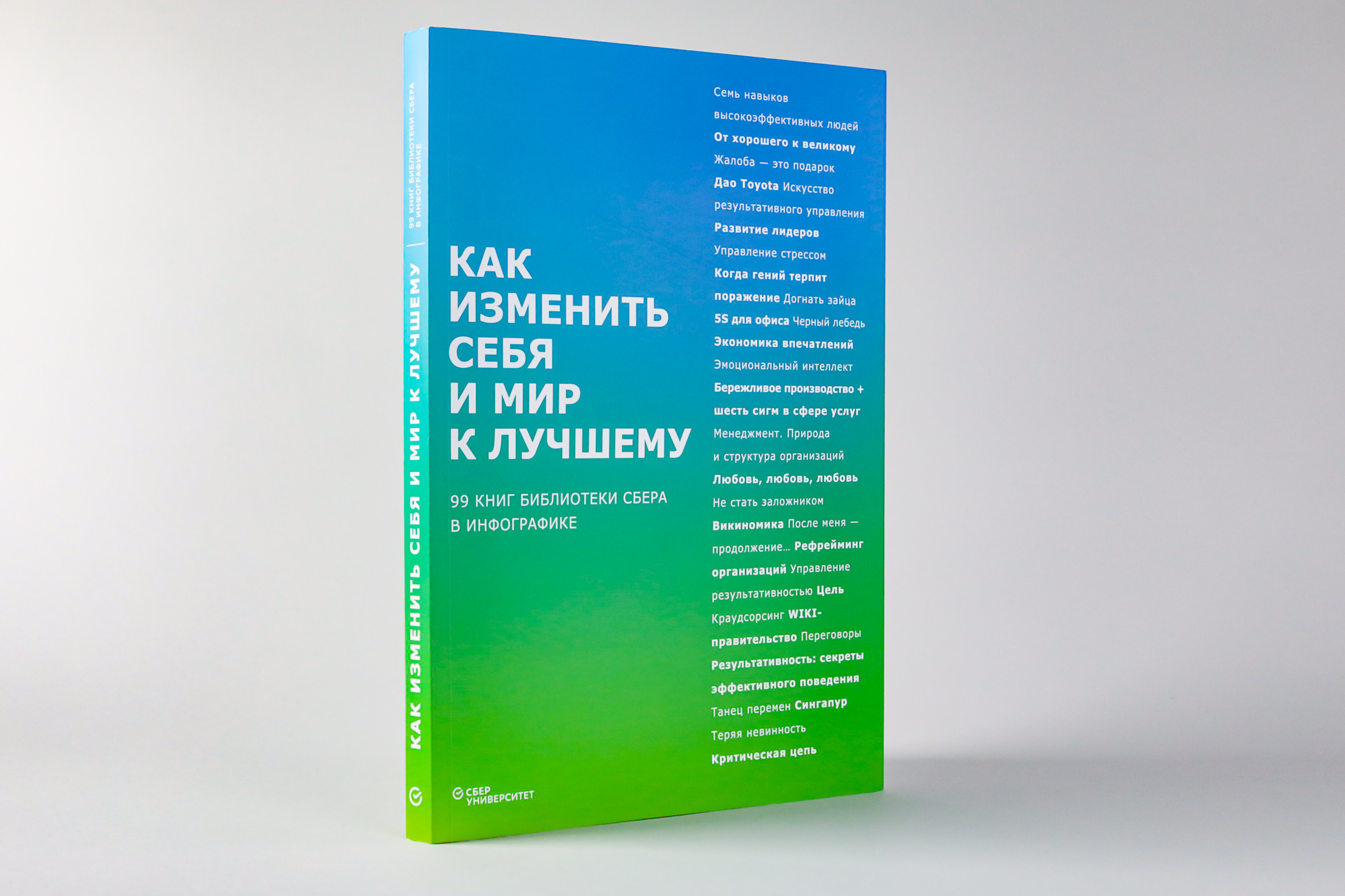 Как изменить себя и мир к лучшему. 99 книг Библиотеки Сбера в инфографике