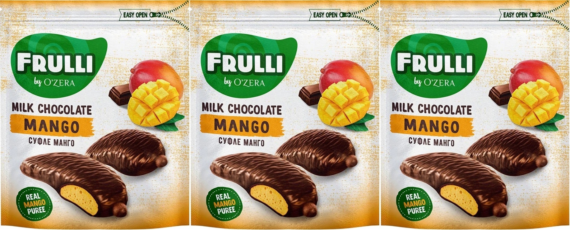 «Ozera», конфеты Frulli суфле манго в шоколаде, 125 г