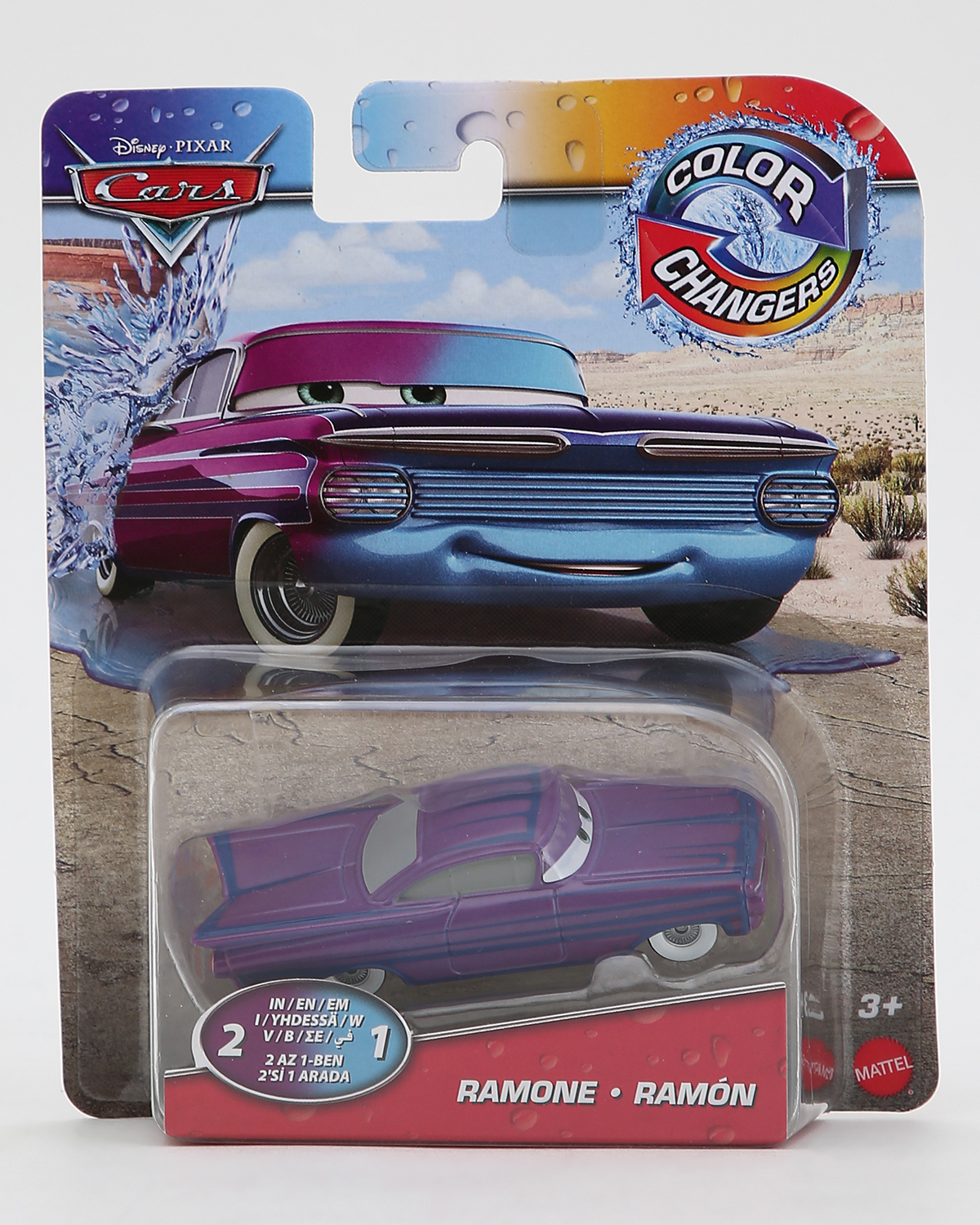 Машинка Mattel Disney Pixar Cars RAMON, меняет цвет, GNY94_GYM71