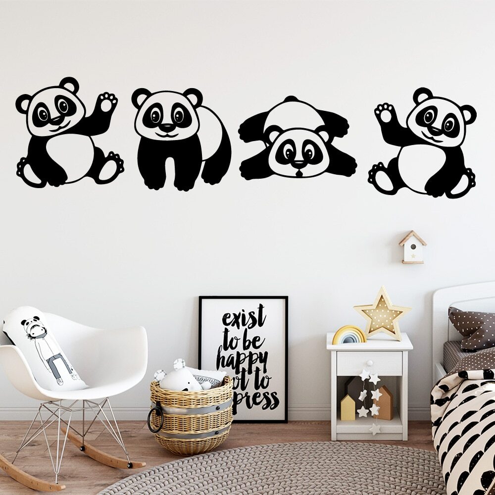 Наклейка Панда на стену