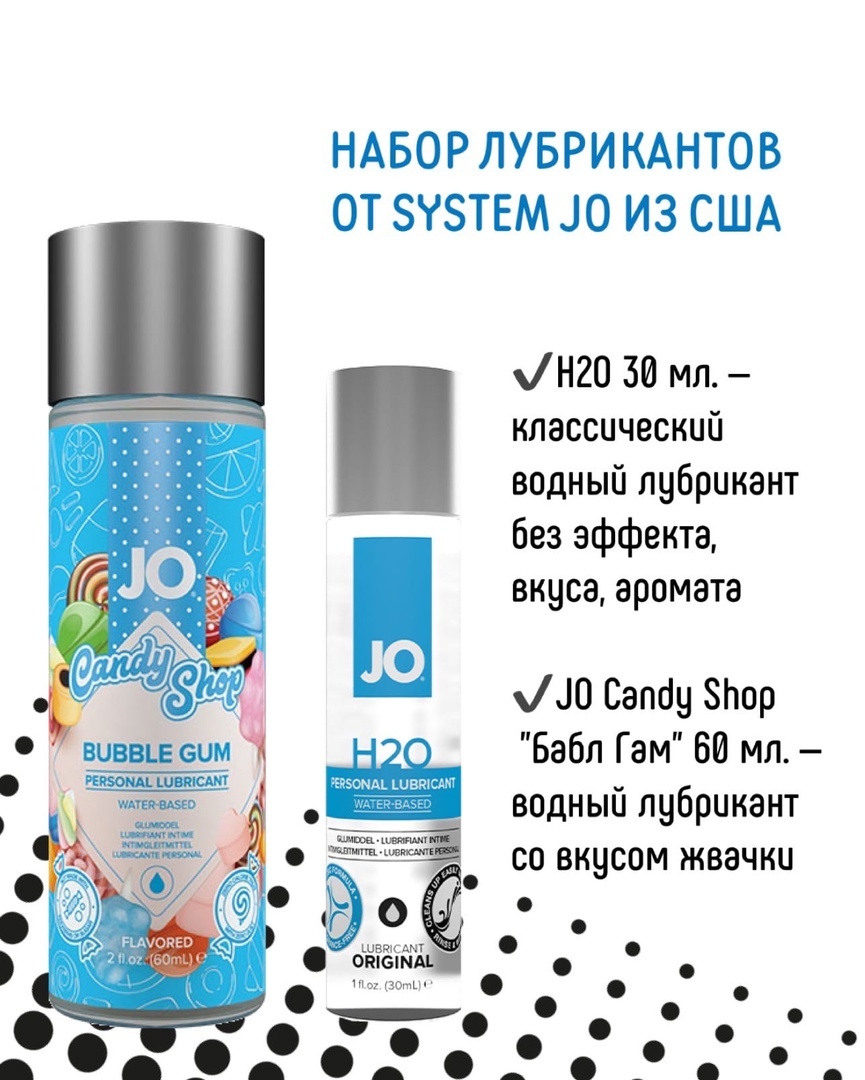 Лубрикант System JO Candy Shop Фруктовая жвачка, на водной основе, 60 мл JO10632 - System JO - Оральные смазки - Купить