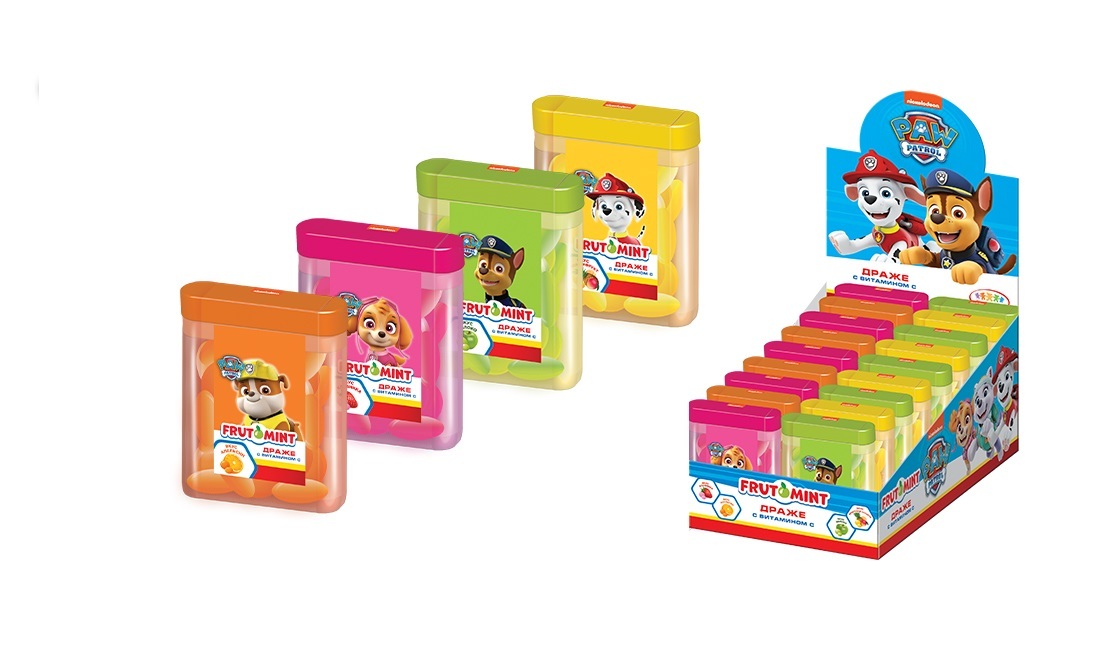 Unicorn frutomint драже в блоках 1кор*24бл*18шт, 14г. Драже frutomint 14г. Драже frutomint. Драже frutomint. Драже щенячий патруль ассорти 15г 1/30шт.