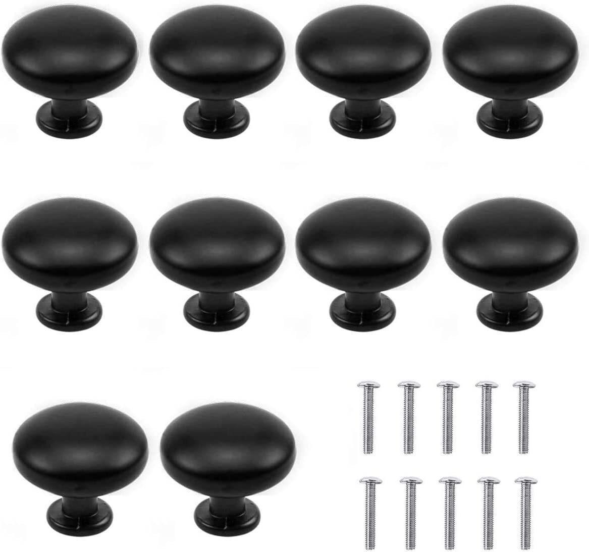 Black Handles Furniture Cabinet knobs muebles Handles
