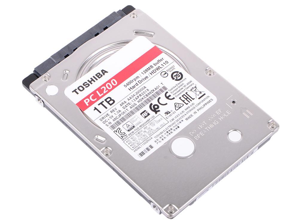 ToshibaВнутреннийжесткийдиск(Жесткийдискдляноутбука2.5"1Tb5400rpm128MbToshibaL200SATAIII6Gb/s)