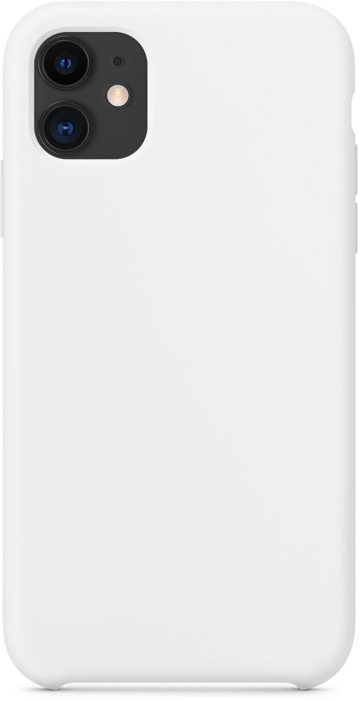 Apple Silicone для iphone 11 (белый)