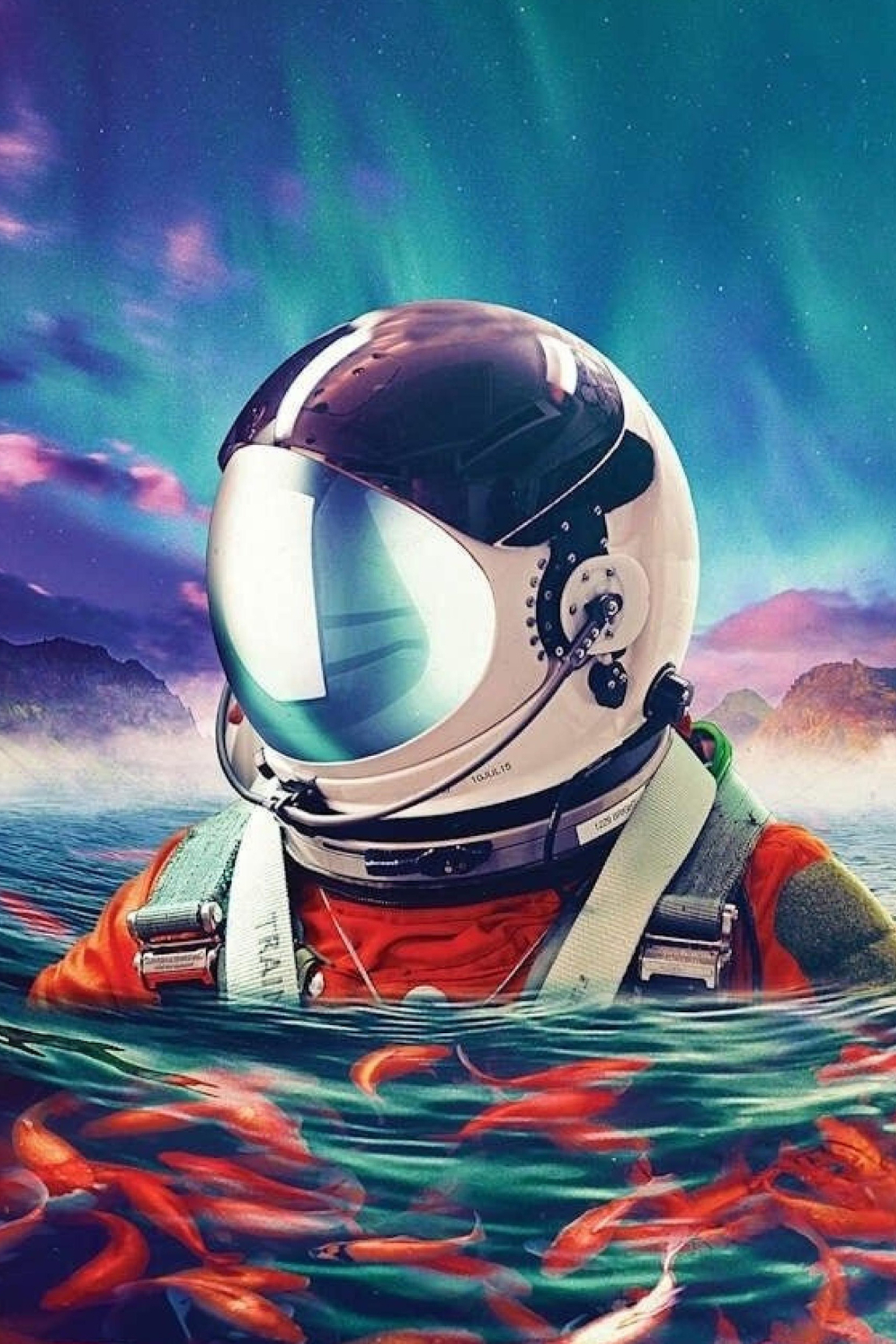 Astronaut in the ocean