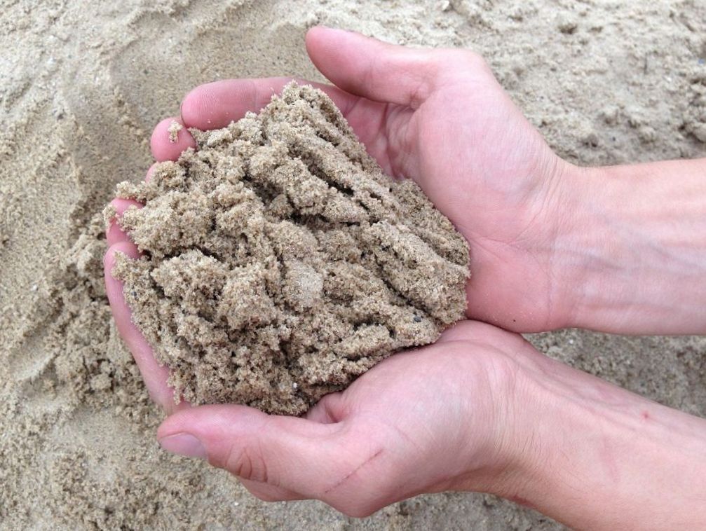 Известковый песок фото