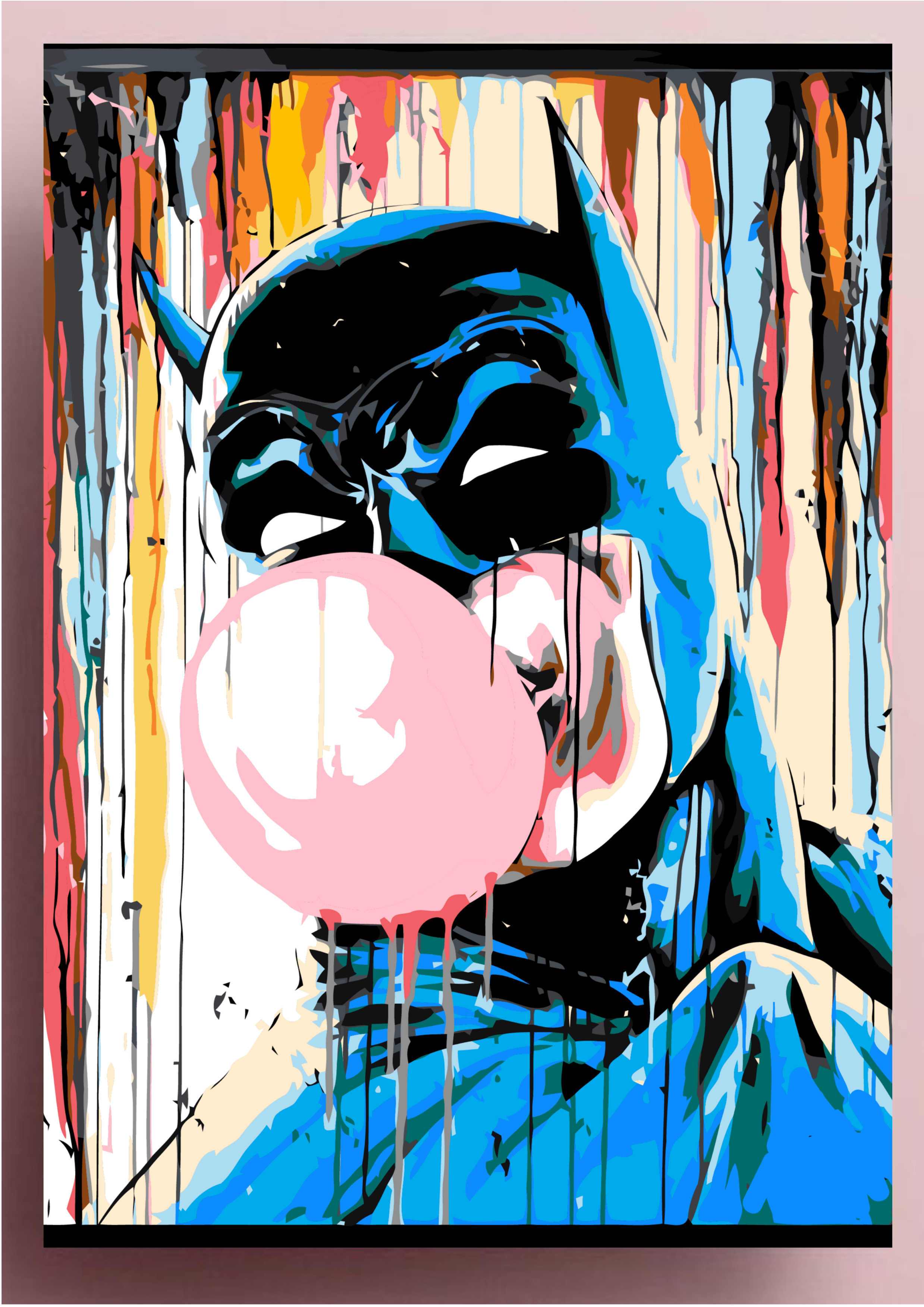 Картина по номерам Бэтмен Арт / The Batman холст на подрамнике 40 * 50 -  купить с доставкой по выгодным ценам в интернет-магазине OZON (605261895)