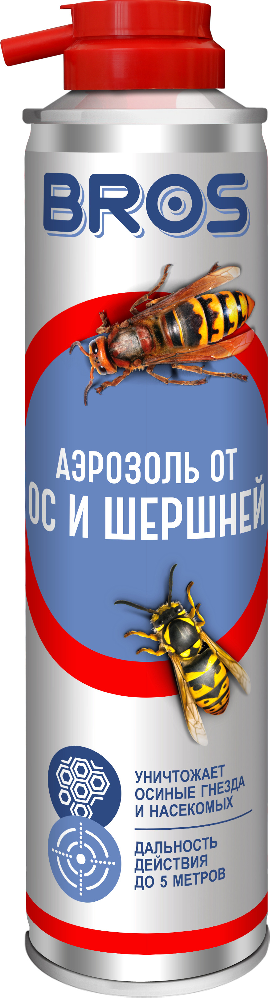 Аэрозоль BROS, от ос и шершней, 300 мл - купить с доставкой по выгодным  ценам в интернет-магазине OZON (289298932)