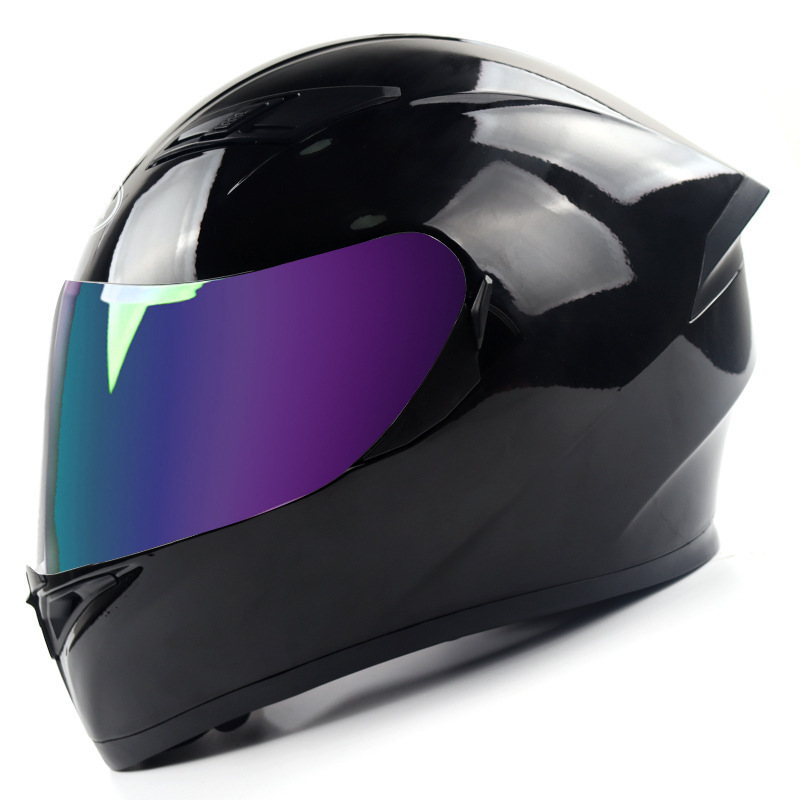 Moto Helmet Purple