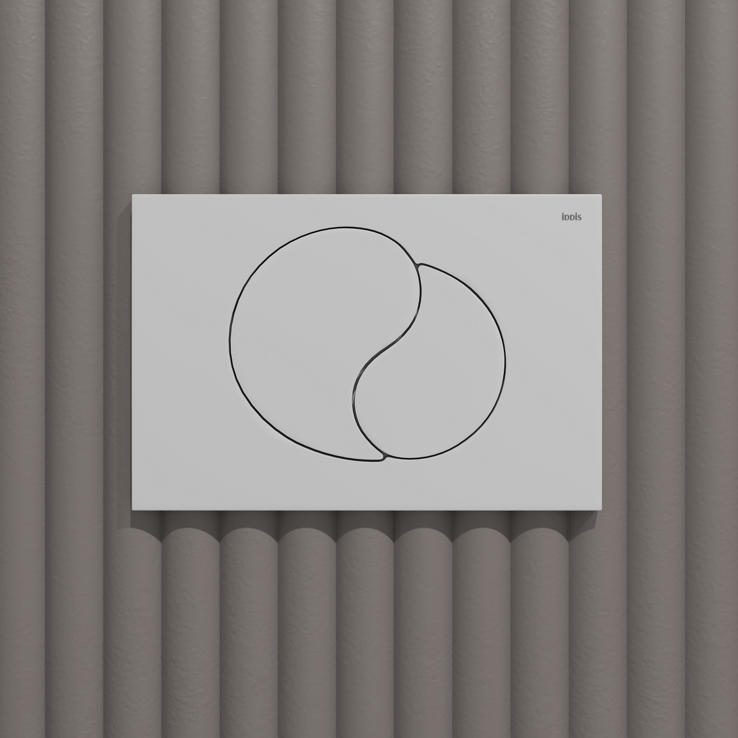 Фото товара на маркетплейсе ozon Кнопка смыва для инсталляции IDDIS, ABS-пластик, белая матовая, Unifix, UNI02MWi77