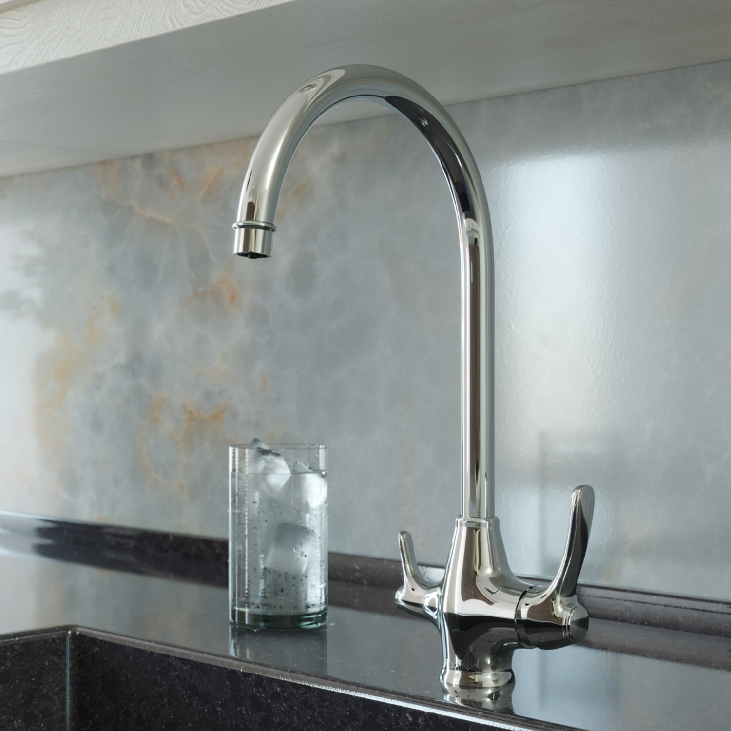 Фото товара на маркетплейсе ozon Смеситель для кухни IDDIS, с каналом для фильтрованной воды, Oldie, OLDSBF0i05