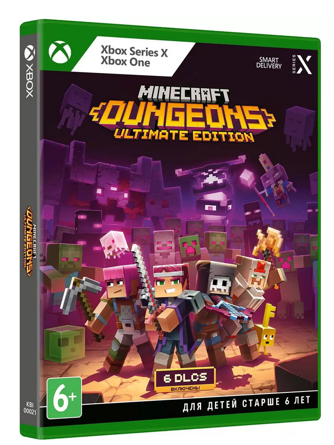 Игра One:  Minecraft Dungeons: Ultimate Edition (Xbox One, Xbox Series, Русские субтитры)