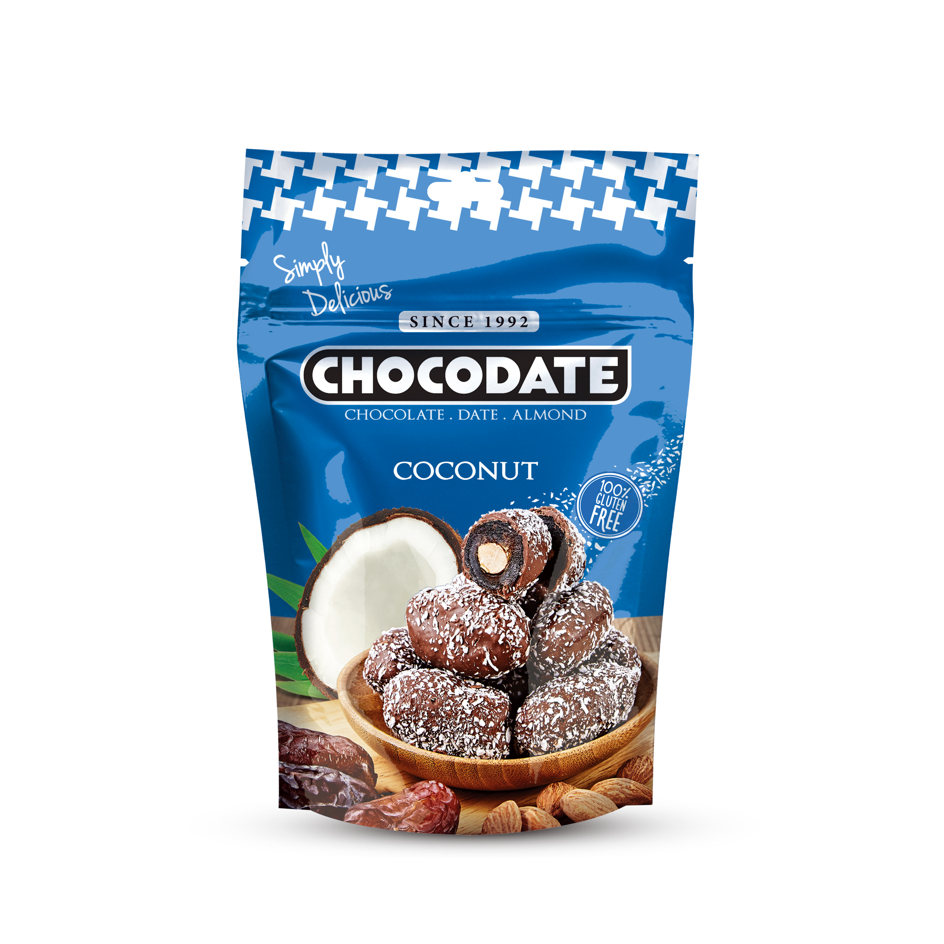 Финики с миндалем в шоколаде Chocolate Dates Assorted 100 гр