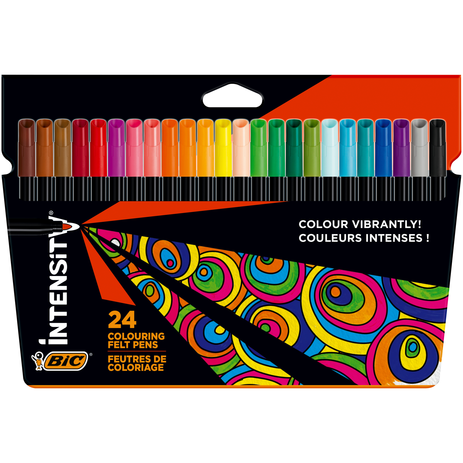 You have two boxes of colored pens