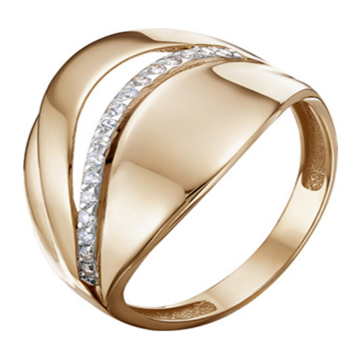 Золотое кольцо Красносельский ювелир ак469. ТД золото.
