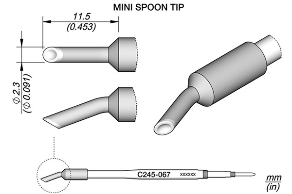 НаконечникпаяльникаJBCC245-067