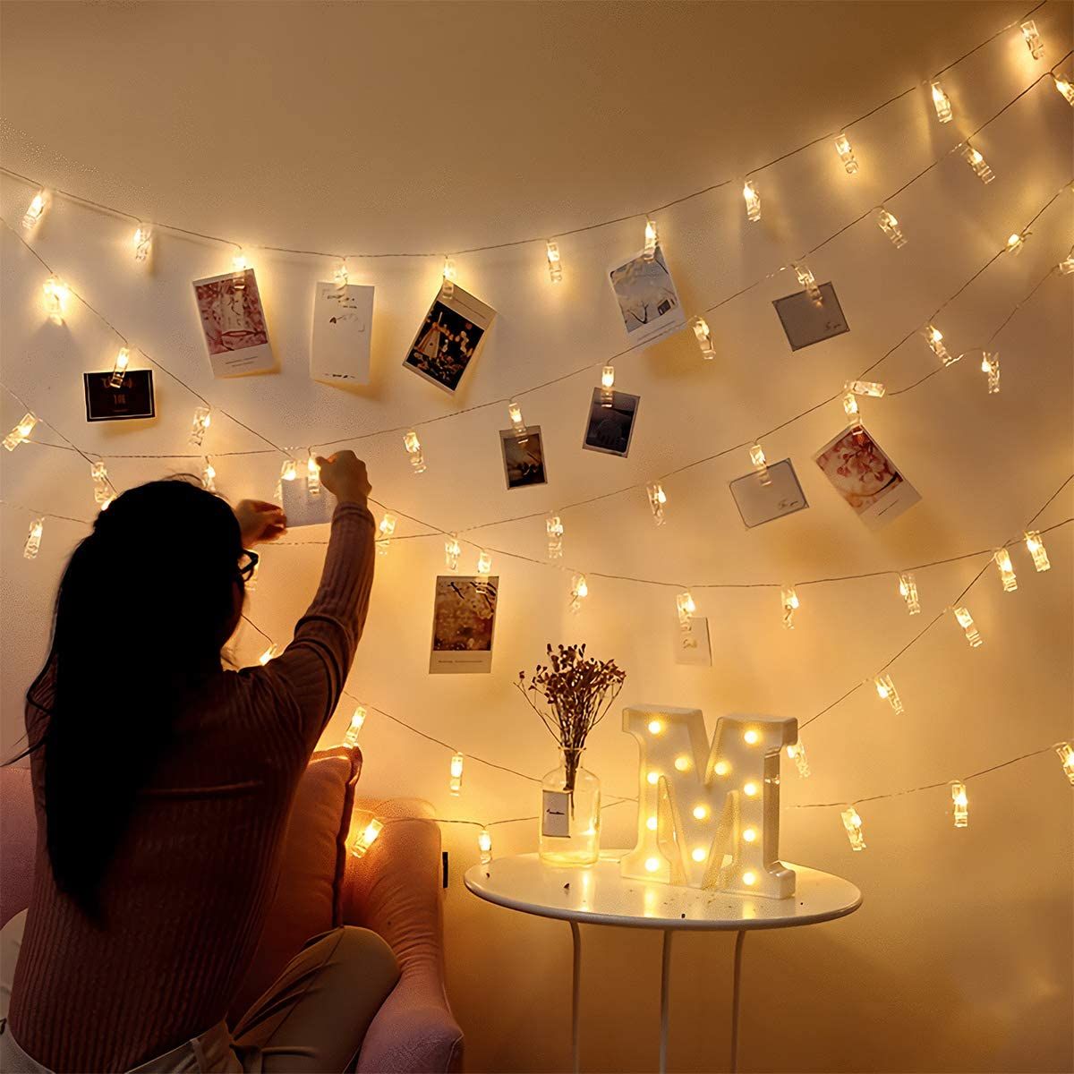 Led String Lights clips