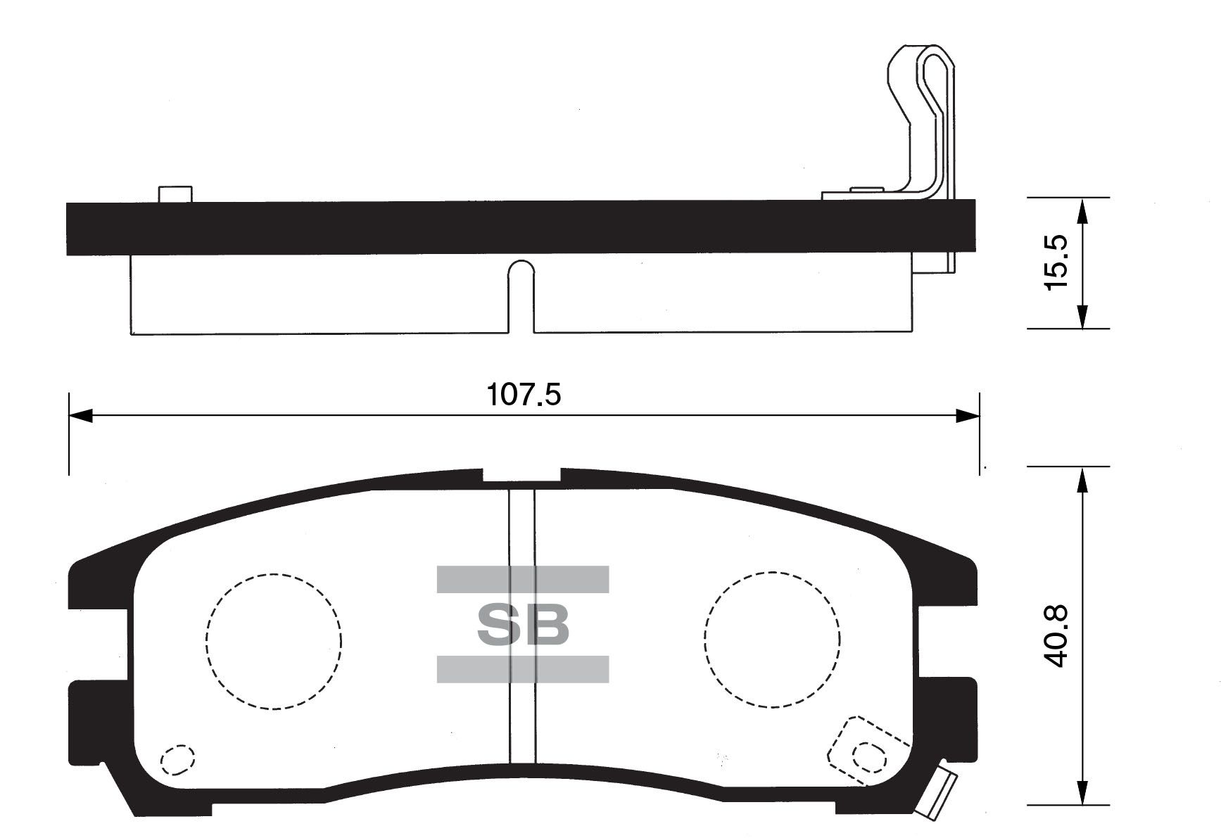 Sp1194 Sangsin Колодки Тормозные Передние Купить