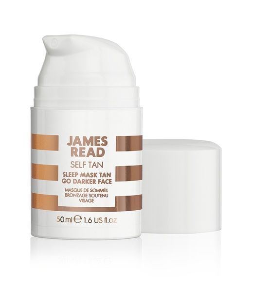 JAMES READ Автозагар маска для лица ночная темный оттенок Sleep Mask Face Tan Dark, 50 мл