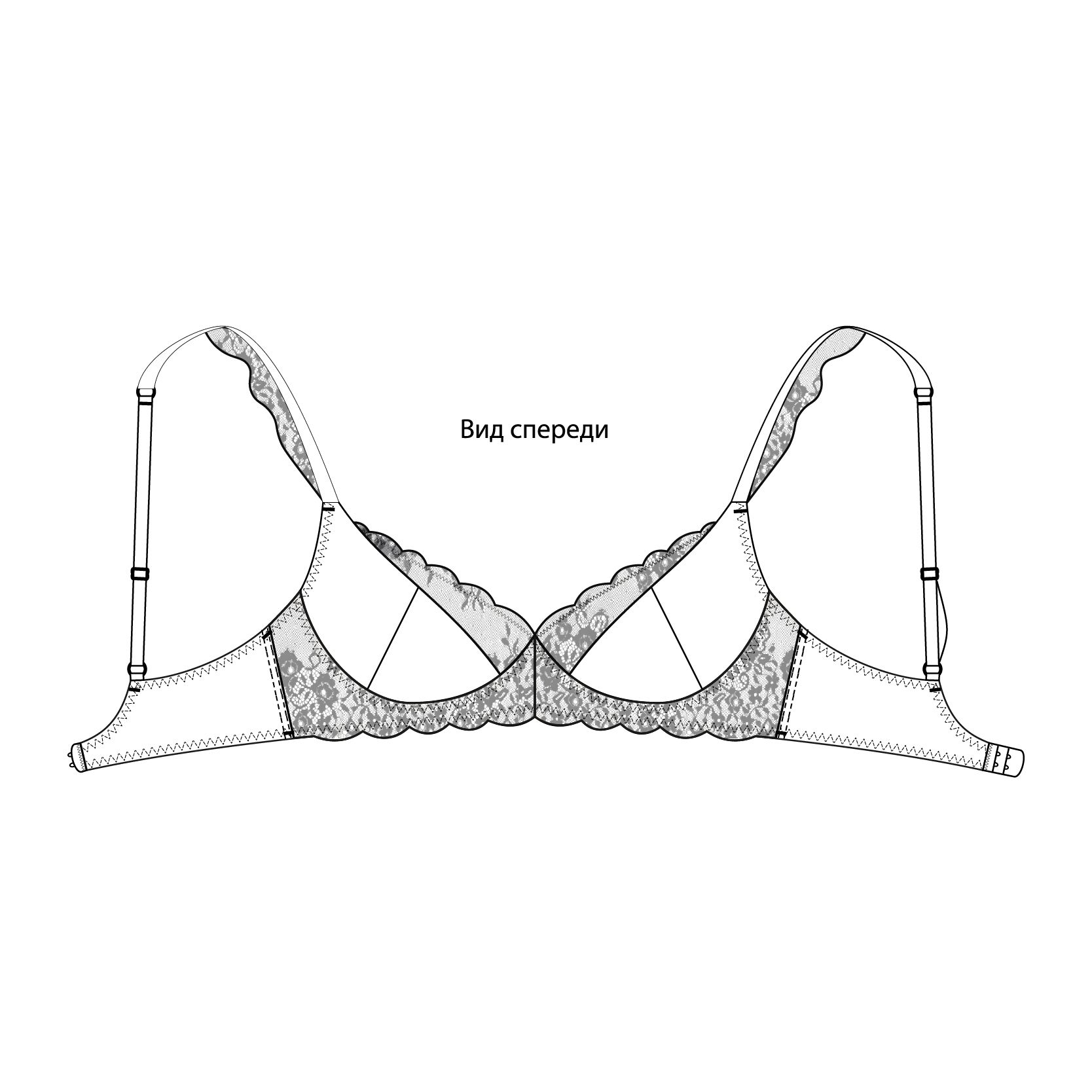 Выкройка Бескаркасного бюстгальтера Надя - купить с доставкой по выгодным  ценам в интернет-магазине OZON (691789525)