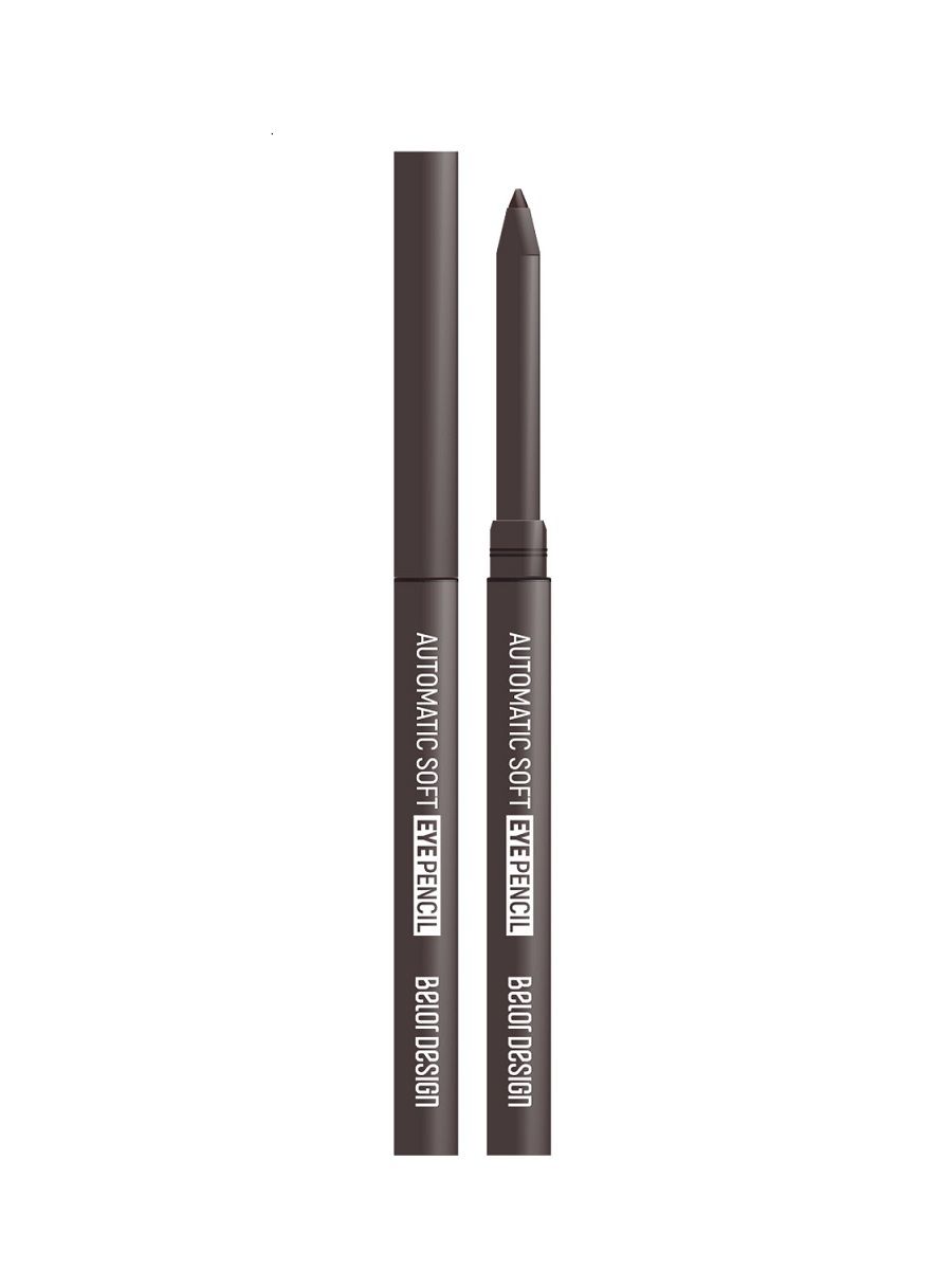 BELOR DESIGN Карандаш для глаз механический AUTOMATIC SOFT EYEPENCIL тон 302 коричневый