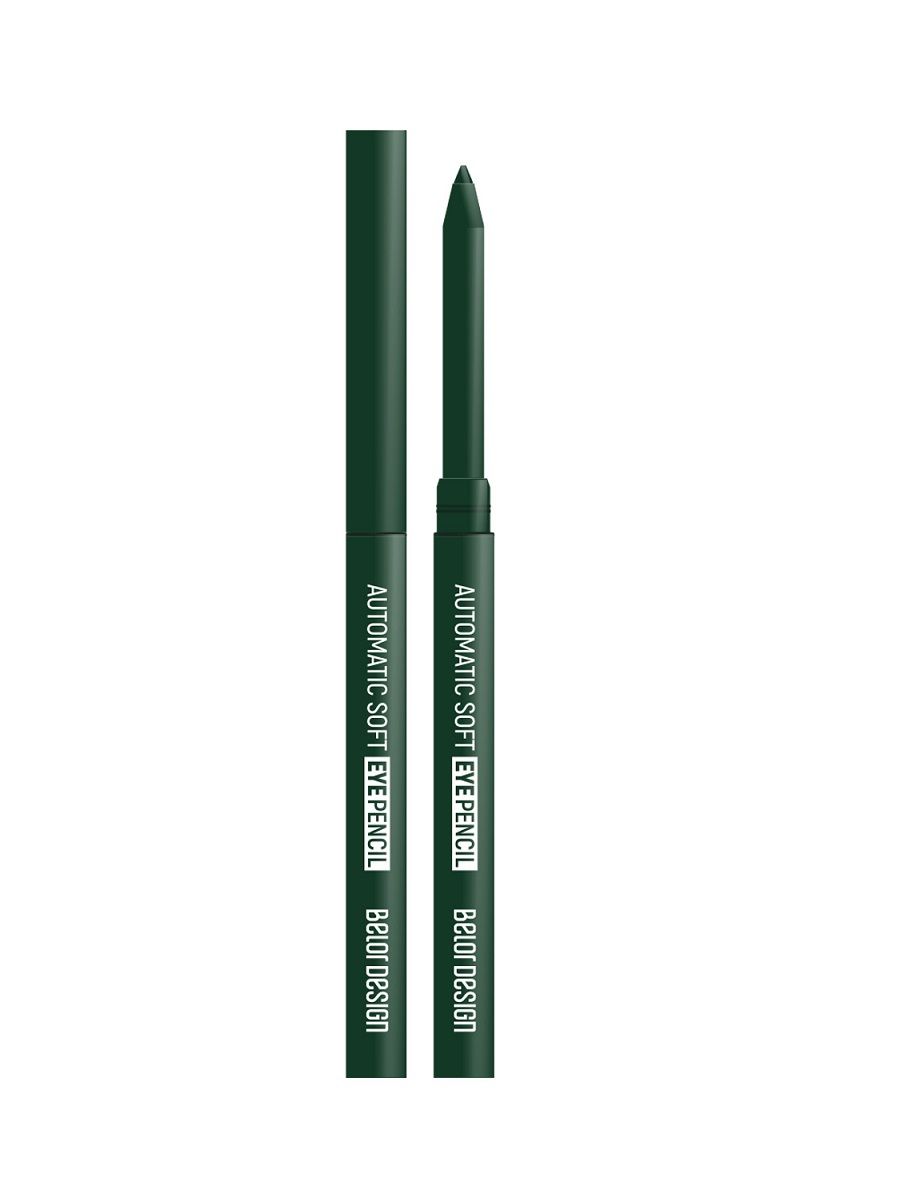 BELOR DESIGN Карандаш для глаз механический AUTOMATIC SOFT EYEPENCIL тон 304 зеленый