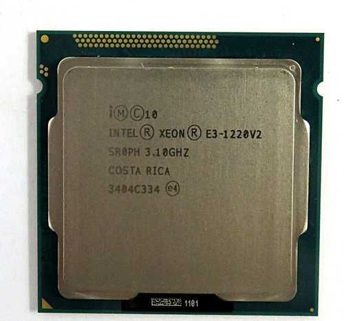 ПроцессорIntelXeonE3-1220V2сокетLGA11554ядра4потока69Вт