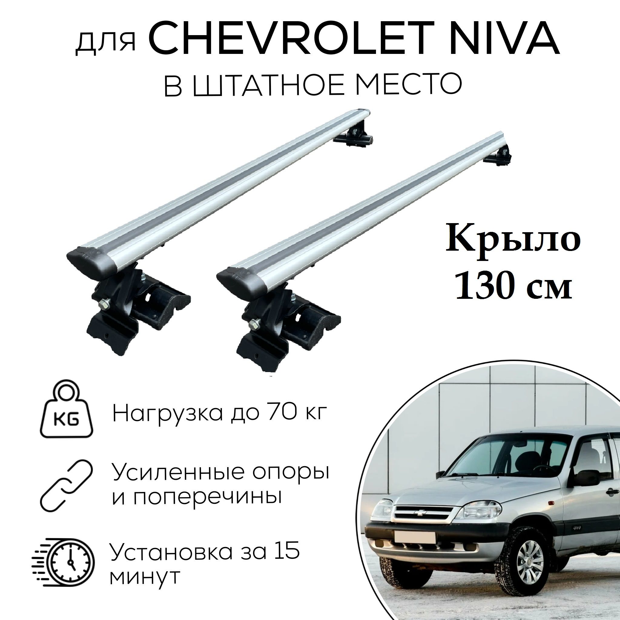 Комплект багажника Inter ed-niva - купить по доступным ценам в  интернет-магазине OZON (732933167)