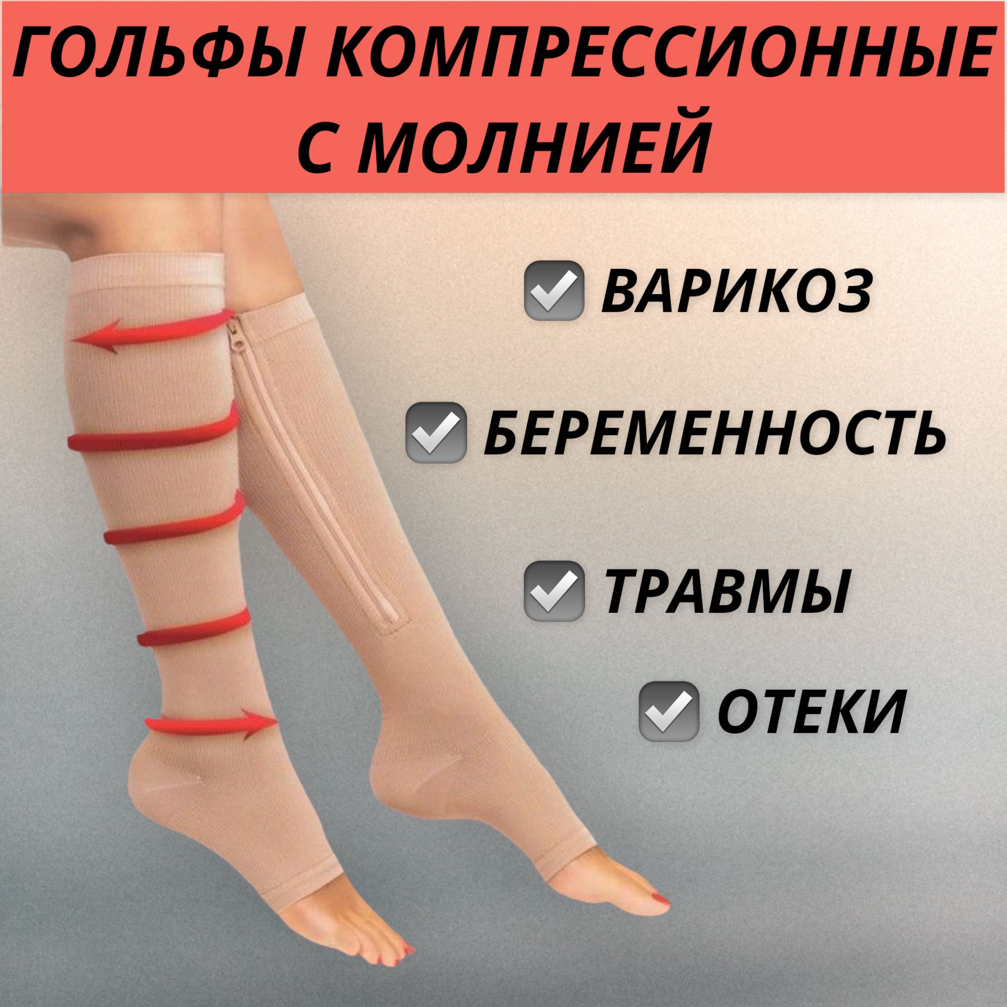 Купить Компрессионные Гольфы 1 Класса Компрессии