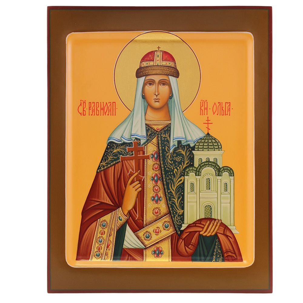 Икона святой ольги в чем помогает. Икона равноапостольной княгини Ольги.