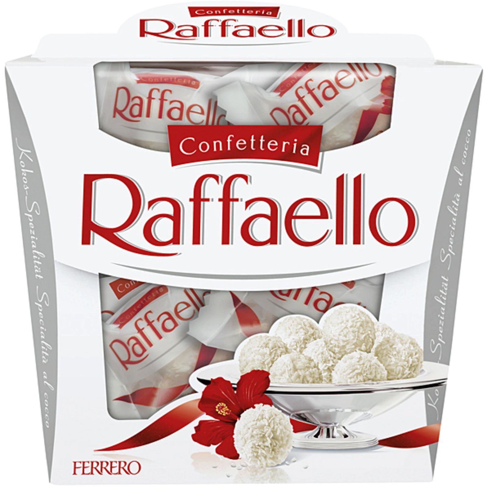 Рафаэлло сколько грамм в коробке. Raffaello 150 гр.. Конфеты Raffaello 150г. Рафаэлло 150гр*6шт. Рафаэлло конфеты 150 гр.