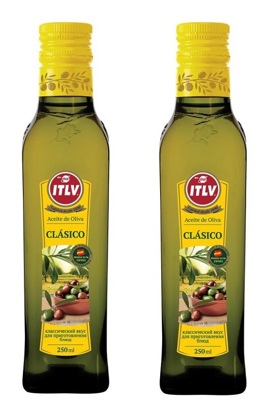 Оливковое масло ITLV clasico 500мл. Масло ИТЛВ оливковое 250 мл.
