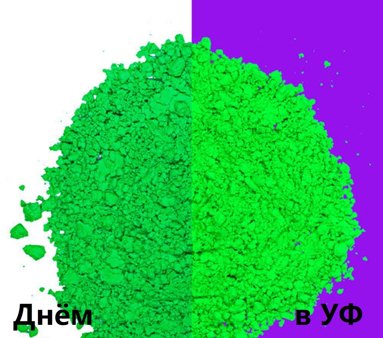 Пигмент UV Green флуоресцентный неоновый зеленый