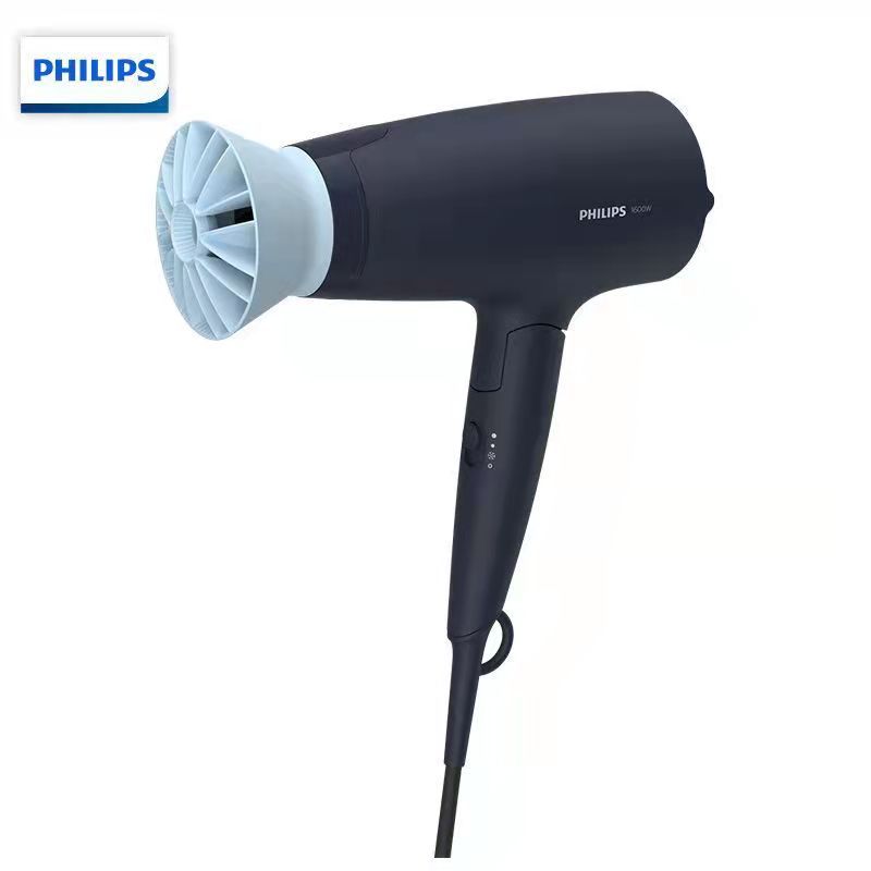 PhilipsФендляволосBHD308/101600Вт,кол-вонасадок1,голубой,черный