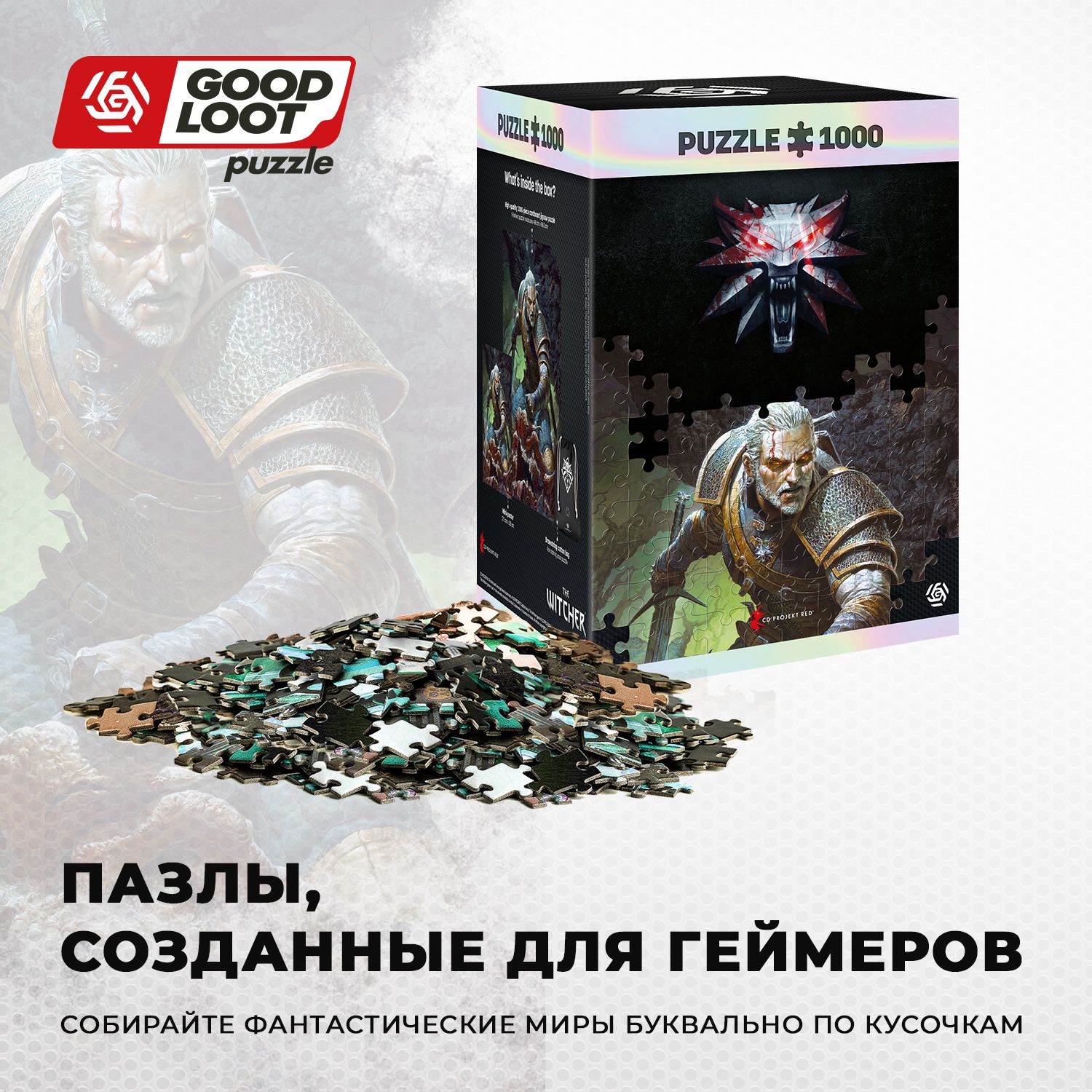 ПазлTheWitcherDarkWorld-1000элементов