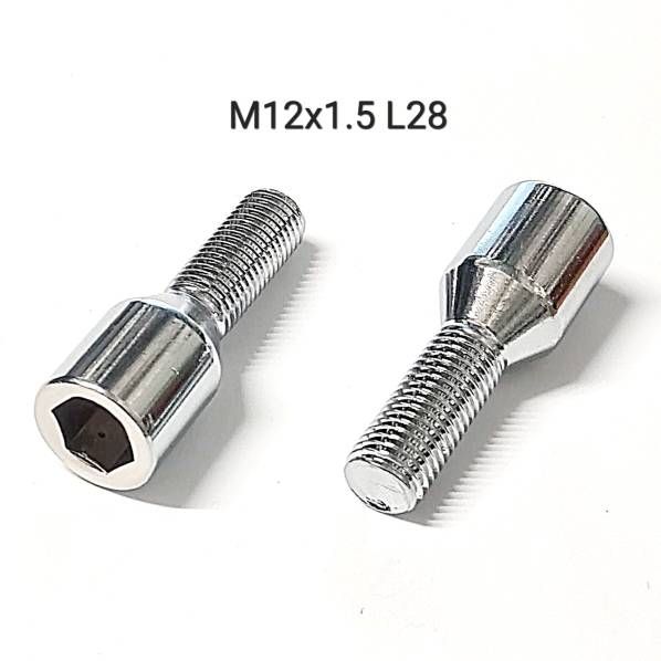 Болты М12х1.5 L28 мм ключ 6-и гранник
