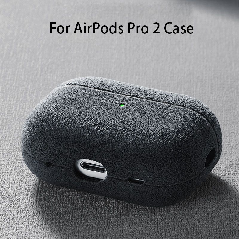 ИтальянскийкожаныйчехолизалькантарыдлямягкойобложкиAppleAirPodsPro2